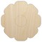 Flower Solid Unfinished Wood Shape Piece Cutout for DIY Craft Projects